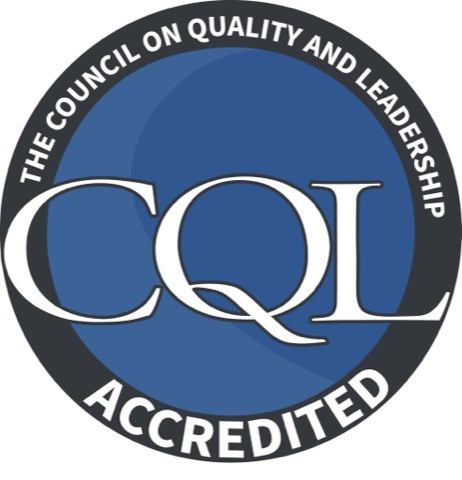 The Council on Quality and Leadership (CQL) Accredited seal